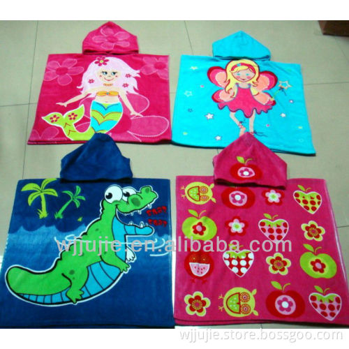 custom print kids knitted poncho